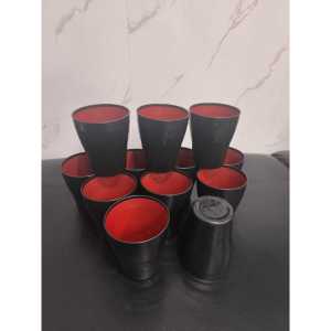 PROMO 12 GELAS RAMEN 578 GELAS MINUM GELAS RAMEN JEPANG BAHAN PLASTIK TEBAL PREMIUM GREAT