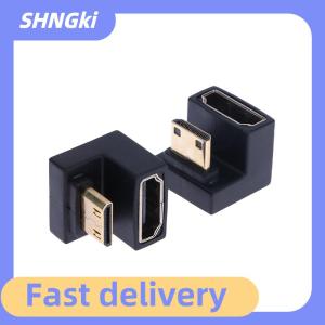 🔥Local delivery🔥 360 Degree Angled U-shaped L Converter Mini HD Male to HDMI Adapter HD Connector