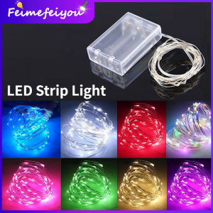 10M lampu raya klip klip panjang lampu led hiasan bilik tidur led strip light fairy lights for room decoration light 2/5/10M AA battery operated