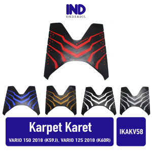 Karpet-Injekan-Pijakan-Alas Kaki-Bordes Karet Honda Vario 125-150 New LED eSP FI-F1 K59J-K60R 2018