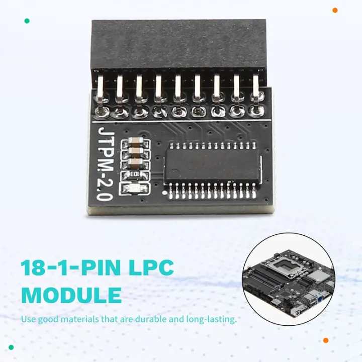 Lpc Gui 【Latest model】TPM2.0 Security Module for 18Pin LPC Tpm Interface for ...
