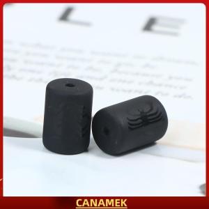 Miễn phí vận chuyển✨ 12 hoàng đạo hạt Charms Matte đen Onyx chòm sao hạt xi lanh Mặt dây chuyền