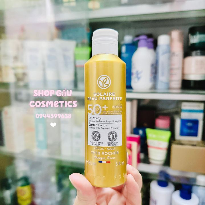SỮA CHỐNG NẮNG BẢO VỆ DA TỐI ƯU YVES ROCHER COMFORT LOTION SPF50+