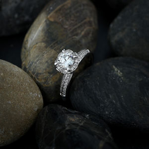 DMY Jewelry Proposal Ring With Box Wedding Ring 18k Pure Gold Pawnable Engagement Ring For Women 18k Pawnable White Gold Wedding Ring Pawnable 18k Subasta Gold Pwanable Moissanite Ring Real Stering Silver 925 Rings Aesthetic Moissanite Ring 18k Gold