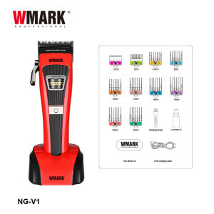 WMARK NG-V1 Barbershop Professional Wireless Men Grooming Trimmer With LCD Display