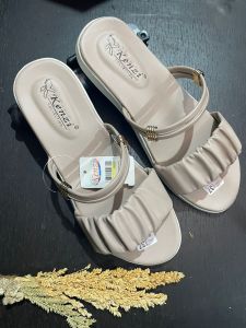 Sandal Wanita Teplek Serut Kekinian 2024 - Sendal Style Korean Viral - Sandel Cewek
