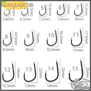 【Guoyuqiche】 100pcs đóng hộp iseini móc thép gai thép carbon cao Bảng Cá Chép Cá Chép Cá Chép Cá Chép Cá chép