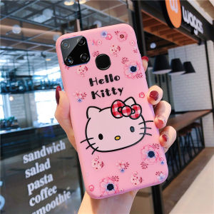 Ốp Hello Kitty Cho Realme C11 Realme C12 Realme C15 Realme C17 C20 C20A Realme C25 Realme 7i Ốp Điện Thoại Hoạt Hình Dễ Thương Mới Ốp Điện Thoại TPU Mềm