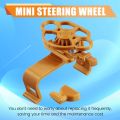 (TUQC) Mini Steering Wheel for Handle Game Steering Wheel Controller for Game Replacement Accessories. 