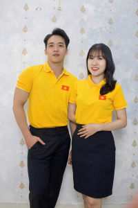 Áo Thun Polo Nam/ Nữ Nhiều Màu In Cờ Việt Nam Sao Vàng Cổ Bẻ Vải Bamboo Thoáng Mát Đẹp