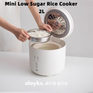 Olayks SmartRice Cooker Household 2L Low Sugar Rice Cooker Ceramic glaze inner liner 1-3person