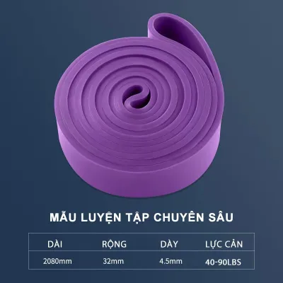 GYM Dây thun dây kháng lực thể dục Dây kháng lực thể dục TPE thiết bị rèn luyện sức mạnhcơ ngực