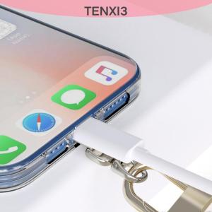 ซื้อ 1 ชิ้นลด 10 บาท สายคล้องโทรศัพท์โลหะแข็งแรงทนทานขนาด0.3มม. หมุนได้360องศาสำหรับเปลี่ยนสายคล้องโทรศัพท์