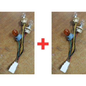 [FREE BULB ] TOYOTA VIOS DUGONG 2008-2012 NCP93 TAIL LAMP BRAKE SIGNAL SOCKET CABLE LIGHT RED ALBINO