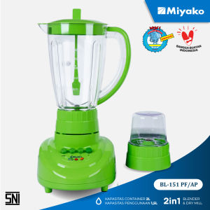 Miyako Blender Plastik 2 in 1 - BL151PF/AP - GRATIS ONGKIR Jabodetabek