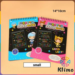 KLIMO Colorful Scraping Painting Magic Scratch Art Painting Paper Manual Drawing Toys Kids Education Toy Children`s Picture Book