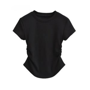 Áo thun nữ SAM CLO ngắn tay cổ tròn form dáng rộng chất thun cotton mềm mịn co giãn SƯỜN NHÚN