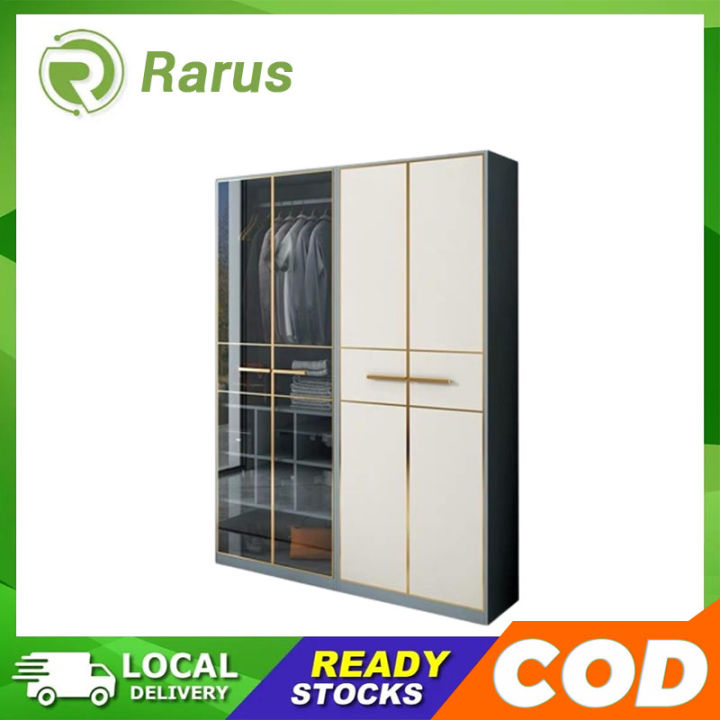 Rarus Modern Side by Side door Wardrobe Furniture Bedroom Storage