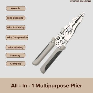 READY STOCK] 8-in-1 Multipurpose Plier | Wire Cutter Stripper Crimper Gripper | All-in-One Tool