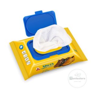 Khăn lau giầy siêu sạch Giấy lau giầy trắng ( gói 30 tờ ) khăn lau giầy sneaker - lau túi xách mùi dễ chịu