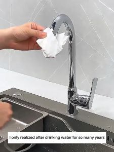 Faucet water purifier filter – six-layer kitchen water purifier with splash-proof faucet nozzle