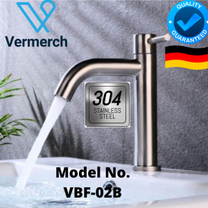 🔝Best Seller Vermech SUS304 Single Cold Basin Faucet bathroom washbasin table basin toilet faucet 304 Stainless Steel Bathroom Sink Basin Cold Water Tap Basin Faucet Original Faucet Single Cold Basin Faucet Premium Quality Basin Faucet SUS304 🔝.