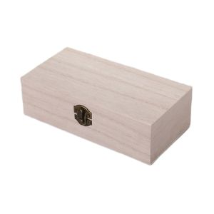 MNTT Small Retro with Lid Postcard Organizer Earring Containers Craft Lock Decorative Trinket Case Jewelry Box Wooden Storage Box Clamshell Box