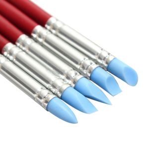 LSHUO  5x Silicone Rubber Clay Shaper Sculpting Fimo Polymer Modelling Pottery Tool