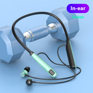 Bluetooth Earphone Y10 Wireless Earphones Super Bass Sport Headphone Digital Display Neckband Bluetooth 5.3 Headset 50H to 100H Long Battery Life Headphones Gameing Earbuds for Android Phone
