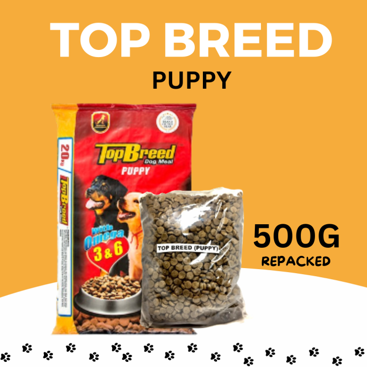 [VET SUPPORT] Top Breed 500g Dog Food Meal for Puppy Dog Dry Food ...