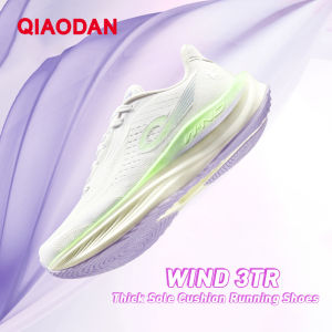 Qiaodan WIND 3TR Giày chạy bộ nữ tập luyện nhẹ giảm xóc bật nảy QDB022252297