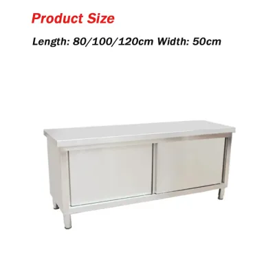 Stainless Steel Kitchen Cabinet Workbench Operating Tables for Storage Cabinets Cut Vegetable Table Household Chopping Board