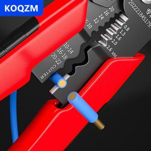 [COD] KOQZM Đa Chức Năng Đặc Biệt Dây Tước Kìm Cho Thợ Điện Cắt Dây Tước Da Nhấn Dây Quanh Co Kéo