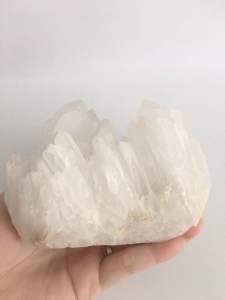 Purify & Cleanse Cụm Đá Thạch Anh Trắng Đá Phong Thủy Size 658 gram Trang Trí Nhà Cửa White Crystal Cluster Tarot