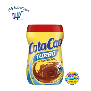 Cola Cao Original Turbo Cocoa Powder Jar 750g – Rich Chocolate Drink Mix for Kids & Adults