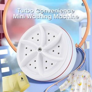 Turbin Wash Mesin Cuci Mini Portable USB Turbo Alat Putar Mesin Cuci Washing Machine Baju Piring Pakaian Dalam Mesin Putar Travel Mini