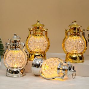 NCB11 Năm mới Đèn LED Giáng sinh Không lửa Ánh sáng ấm áp Đèn đêm Halloween Sáng tạo Di động Đèn LED tạo không khí Trang trí nhà cửa