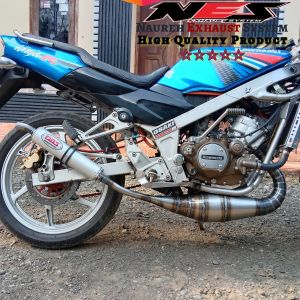 Knalpot DBS Kolong Repsol / Kawasaki Ninja 150 R RR KRR Zx 150 Plat karat