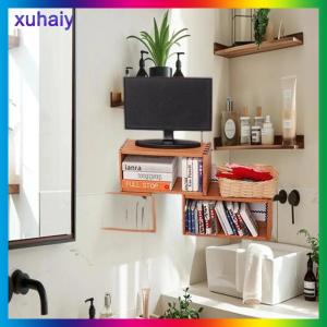 xuhaiy 1Pcs 1:12 Dollhouse Miniature Wooden Storage Cabinet Storage Rack Bookshelf Model Furniture Accessories Toys