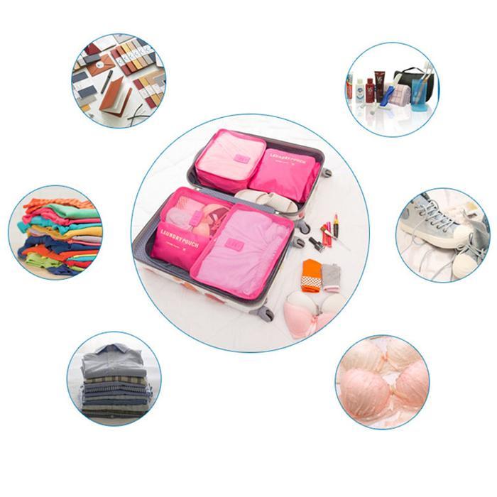 MAZE Champ 6 In 1 Storage Bag Set, Waterproof Compact Luggage & Laundry Organizer Pouch
_voghion.com