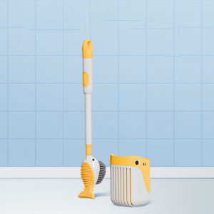 Toilet Brush No Dead Corners Home Use No Punching Toilet Brush Wall Mounted Cleaning Silicone Kit 马桶刷
