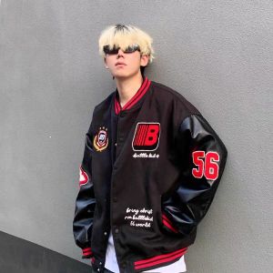 【新款上市】潮牌痞帅夹克外套男春秋款棒球服男款春秋季男士休闲秋装上衣服【轻薄透气】