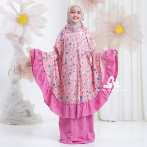 Mukena Anak Tas Ransel 2in1 Motif Katun