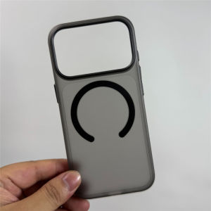 Ultrathin Matte Translucent For Magsafe Case For iPhone 17 Pro 17 Pro Max Metal Lens Frame Magnetic Shockproof Hard Back Cover