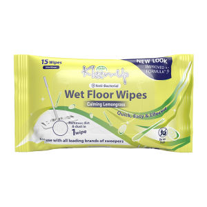 Kleen-Up Wipes Wet Floor Wipes Lemongrass