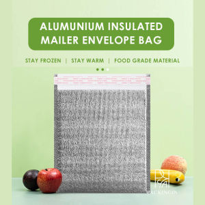 Therma HOT COLD Alumunium Envelope Mailer with Adhesive Sealer Cooler Bag jaga suhu panas dingin