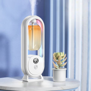 เครื่องพ่นน้ำหอมอัตโนมัติ ในห้อง หอมติดทนนาน ช่วยฟอกอากาศ แบบชาร์จไฟ แถมสายUSB