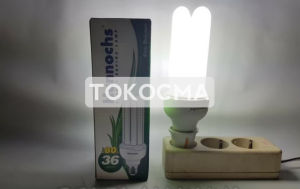 Lampu Bolham Hannochs LHE 36w 36watt 4U PLC Lampu Hemat Energy