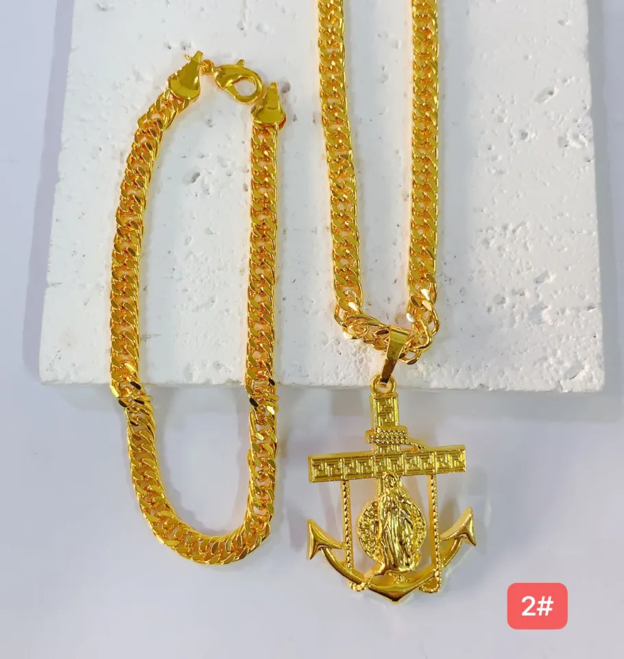Gold Plated Necklace Set for Women-vachngandaiphat.com.vn