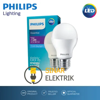 Lampu LED PHILIPS 7W Putih - LED Essential 7Watt 7 Watt 7W Grosir